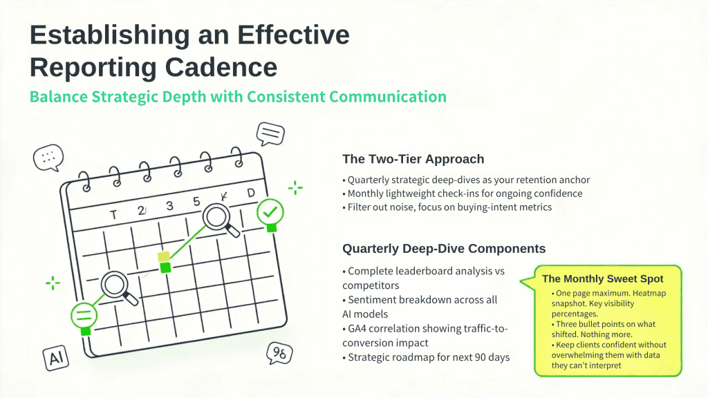 Effective AI Visibility Reporting Schedule
